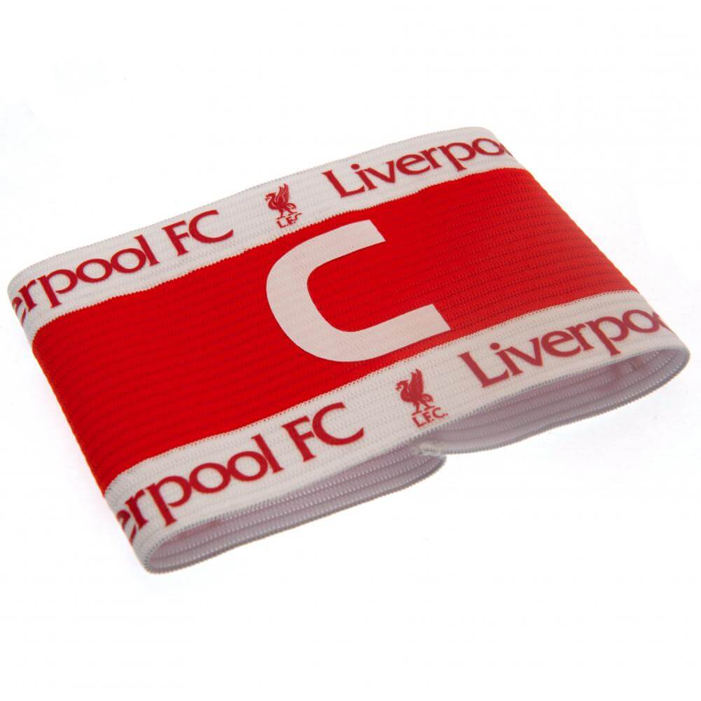 Liverpool FC Accessories Set LKT Sport This essential training accessories set features vibrant team colours and club crestsPair of red and white soft cotton wristbands with the Liverpool crestTeam colour captains arm band and boot laces featuring Liverpo