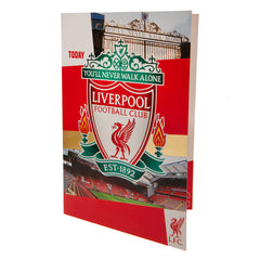 Liverpool FC Birthday Card With Stickers LKT Sport Football>Premier League>Liverpool FC Greeting Cards