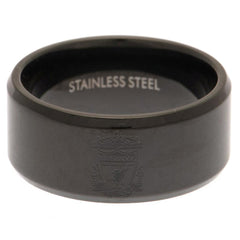 Liverpool FC Black IP Ring Large LKT Sport Football>Premier League>Liverpool FC Rings