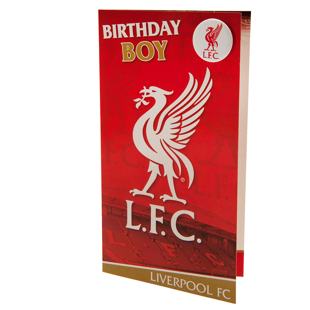 Liverpool FC Boy Birthday Card LKT Sport Football>Premier League>Liverpool FC Greeting Cards