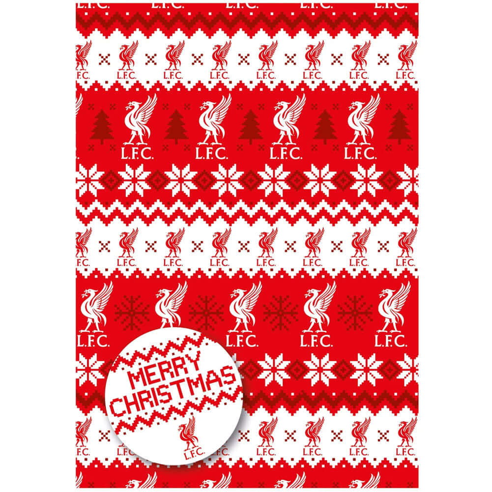 Liverpool FC Christmas Gift Wrap LKT Sport Football>Premier League>Liverpool FC Wrapping Paper