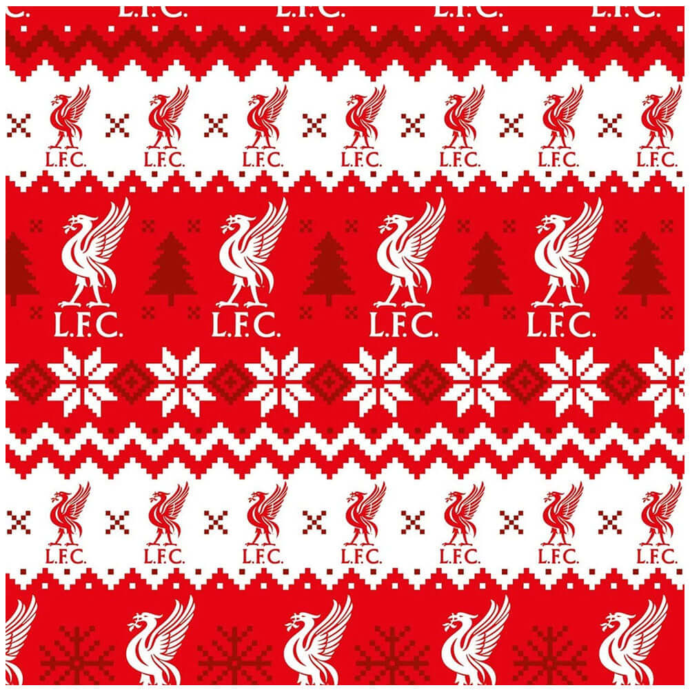 Liverpool FC Christmas Gift Wrap LKT Sport Football>Premier League>Liverpool FC Wrapping Paper