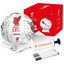 Liverpool FC 'Colour In' Mini Football Set LKT Sport Colour your own mini football featuring the Liverpool crest and team mascotComes with a hand pump, 5 colouring pens and a card ball standOfficial licensed product Playground Balls