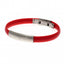 Liverpool FC Colour Silicone Bracelet LKT Sport Red flexi silicone bracelet Featuring a club crest engraved plate Stainless steel deployment clasp Official licensed product Approx 20cm x 1cm In a blister pack Bracelets