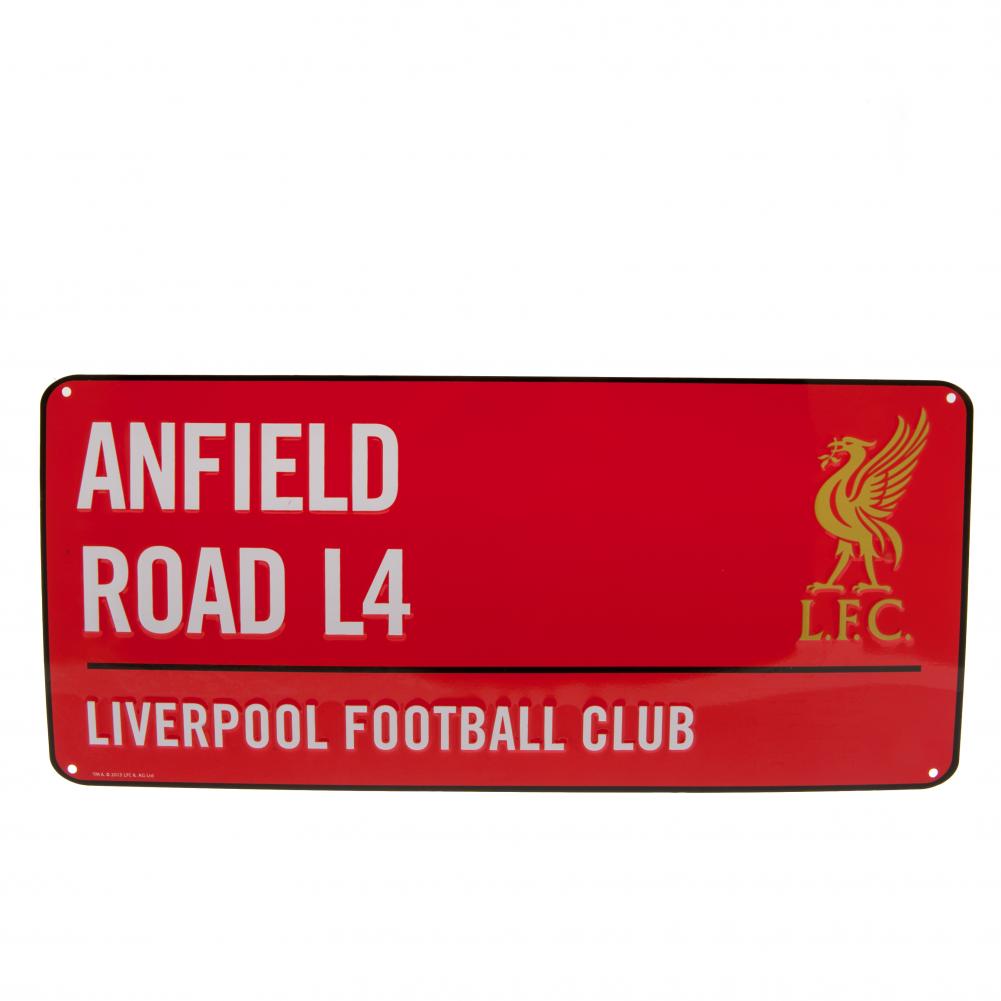 Liverpool FC Colour Street Sign LKT Sport Football>Premier League>Liverpool FC Novelty Signs