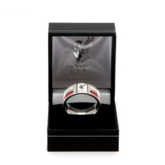 Liverpool FC Colour Stripe Ring Small LKT Sport Football>Premier League>Liverpool FC Rings