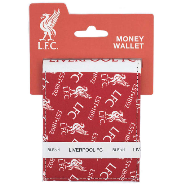 Liverpool FC Coloured Icon Wallet LKT Sport Vibrant brushed canvas wallet featuring an Liverpool multi icon designBi-fold design with 1 note pocket and 4 card slotsincluding a window and 2 additional slotsOfficial licensed productApprox 11cm x 9cm Wallets