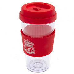 Liverpool FC Crest Silicone Grip Travel Mug LKT Sport Football>Premier League>Liverpool FC Travel Mugs
