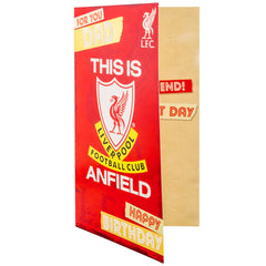 Liverpool FC Dad Birthday Card LKT Sport Football>Premier League>Liverpool FC Greeting Cards