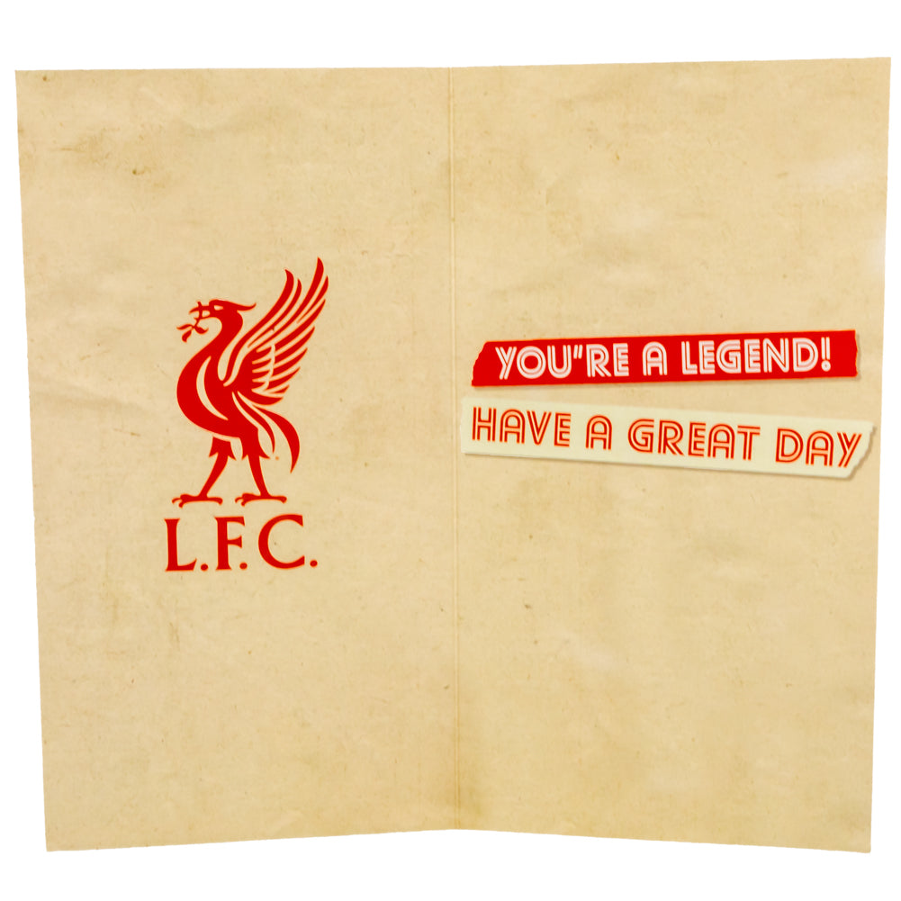 Liverpool FC Dad Birthday Card LKT Sport Football>Premier League>Liverpool FC Greeting Cards