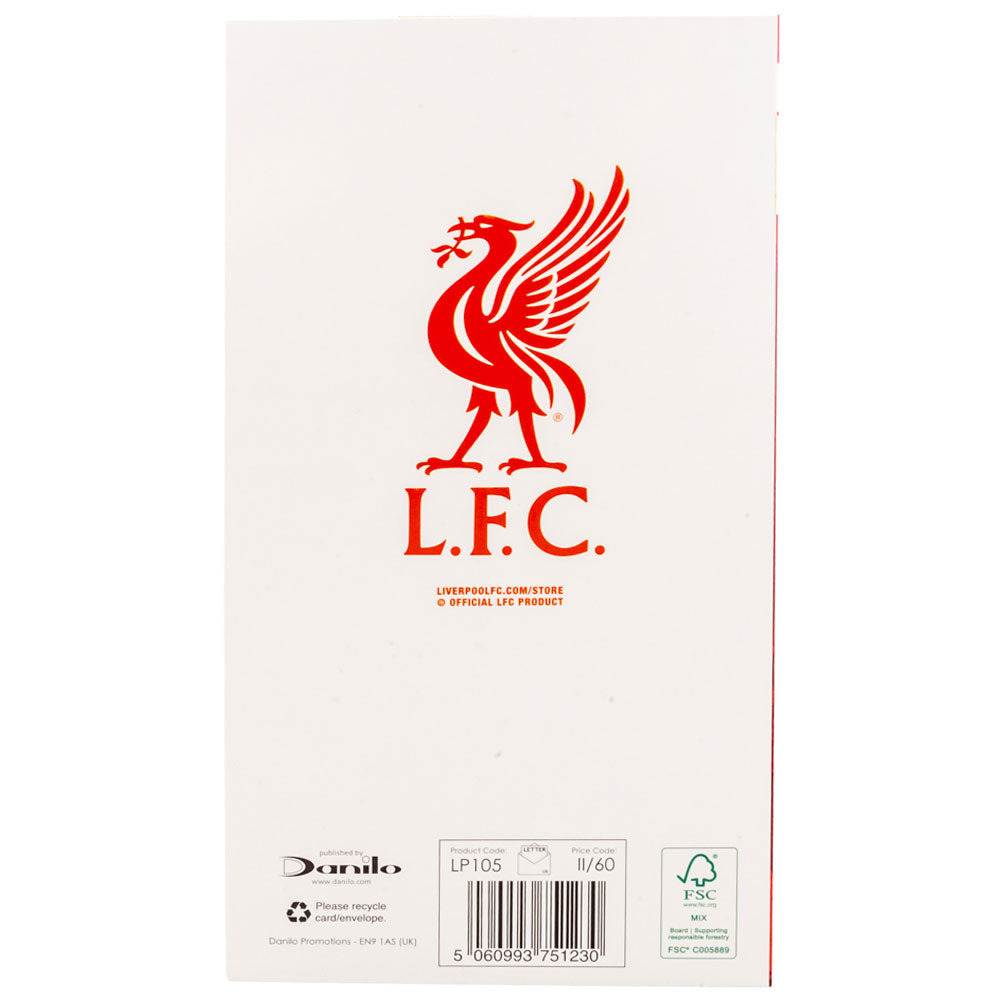 Liverpool FC Dad Birthday Card LKT Sport Football>Premier League>Liverpool FC Greeting Cards