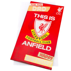 Liverpool FC Dad Birthday Card LKT Sport Football>Premier League>Liverpool FC Greeting Cards