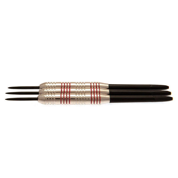 Liverpool FC Darts Set LKT Sport LFC essential darts set3 x dart barrels with red detail3 x black dart shafts3 x red dart flights with white Liverpool crestsComplete with a PU carts case printed with the Liverpool crestOfficial licensed product Darts