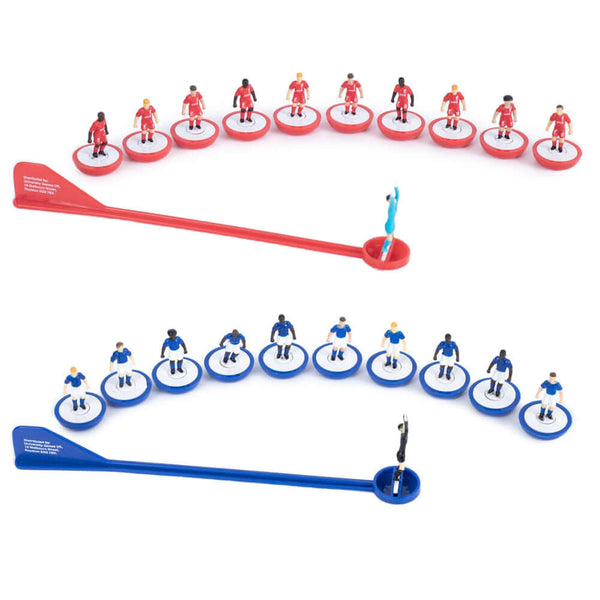 Liverpool FC Edition Subbuteo Main Game LKT Sport Subbuteo, the classic table football game is back.Featuring a new high quality pitch and re-engineered players with more strengthIncludes 1 Liverpool team, 1 opposition team, 2 goals, 1 ball and the pitchS