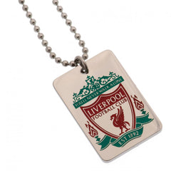 Liverpool FC Enamel Crest Dog Tag & Chain LKT Sport Football>Premier League>Liverpool FC Necklaces