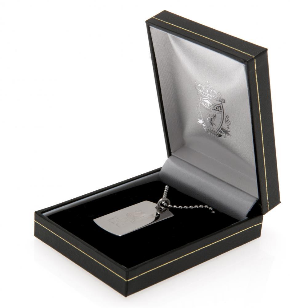 Liverpool FC Engraved Dog Tag & Chain LB LKT Sport Football>Premier League>Liverpool FC Necklaces