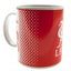 Liverpool FC Fade Mug LKT Sport Ceramic everyday coffee mug Fade design featuring LFC text and club crest Glazed kiln fired finish with white handle Official licensed product Approx 315ml (11oz) Approx 9cm tall, 8cm in diameter In a printed card box Mugs