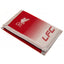 Liverpool FC Fade Wallet LKT Sport Fade design wallet featuring LFC text and Liverbird club crest 5 separate internal compartments External zipped pocket Wipe clean polyester Official licensed product Approx 12cm x 8cm closed On a header card Wallets