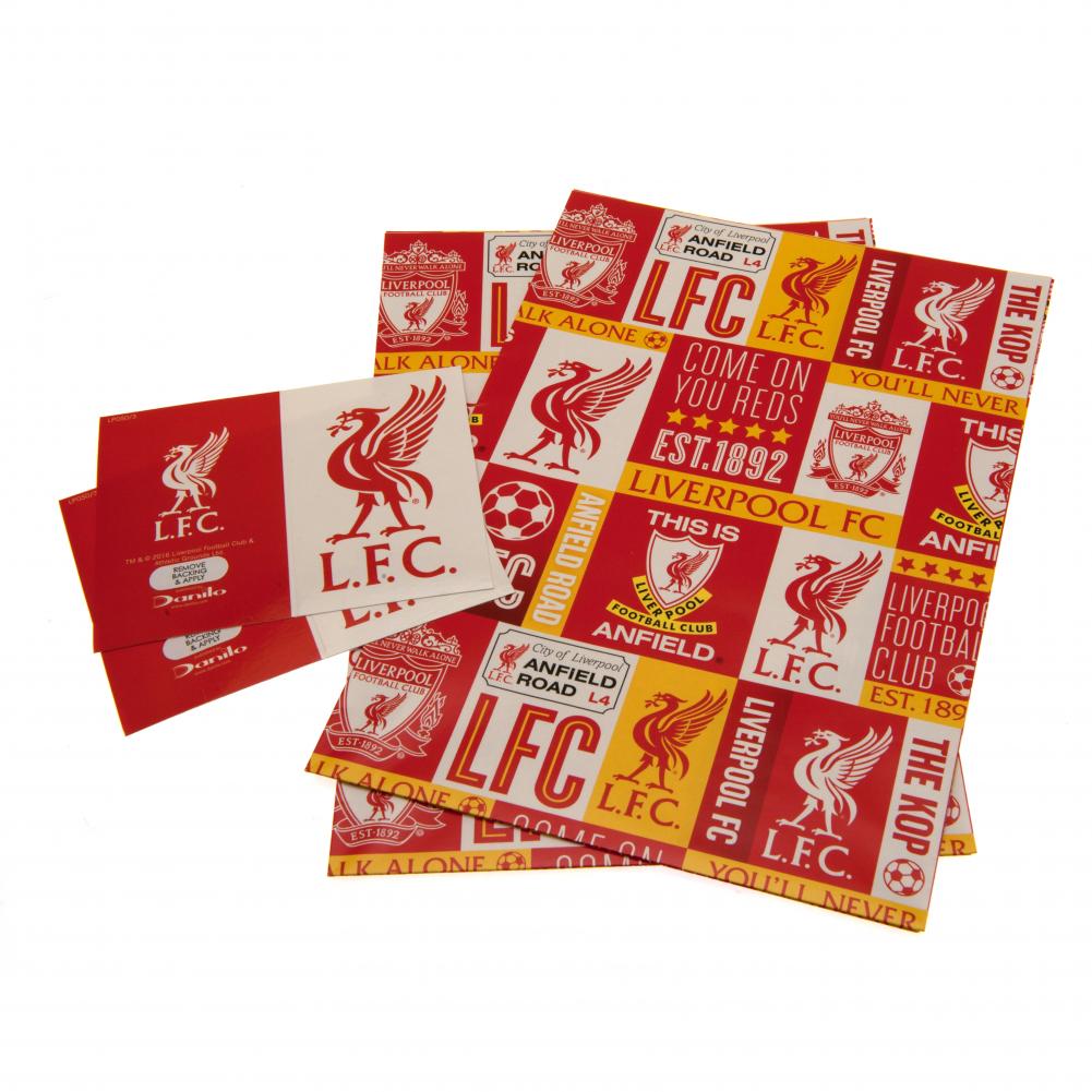 Liverpool FC Gift Wrap LKT Sport Football>Premier League>Liverpool FC Wrapping Paper