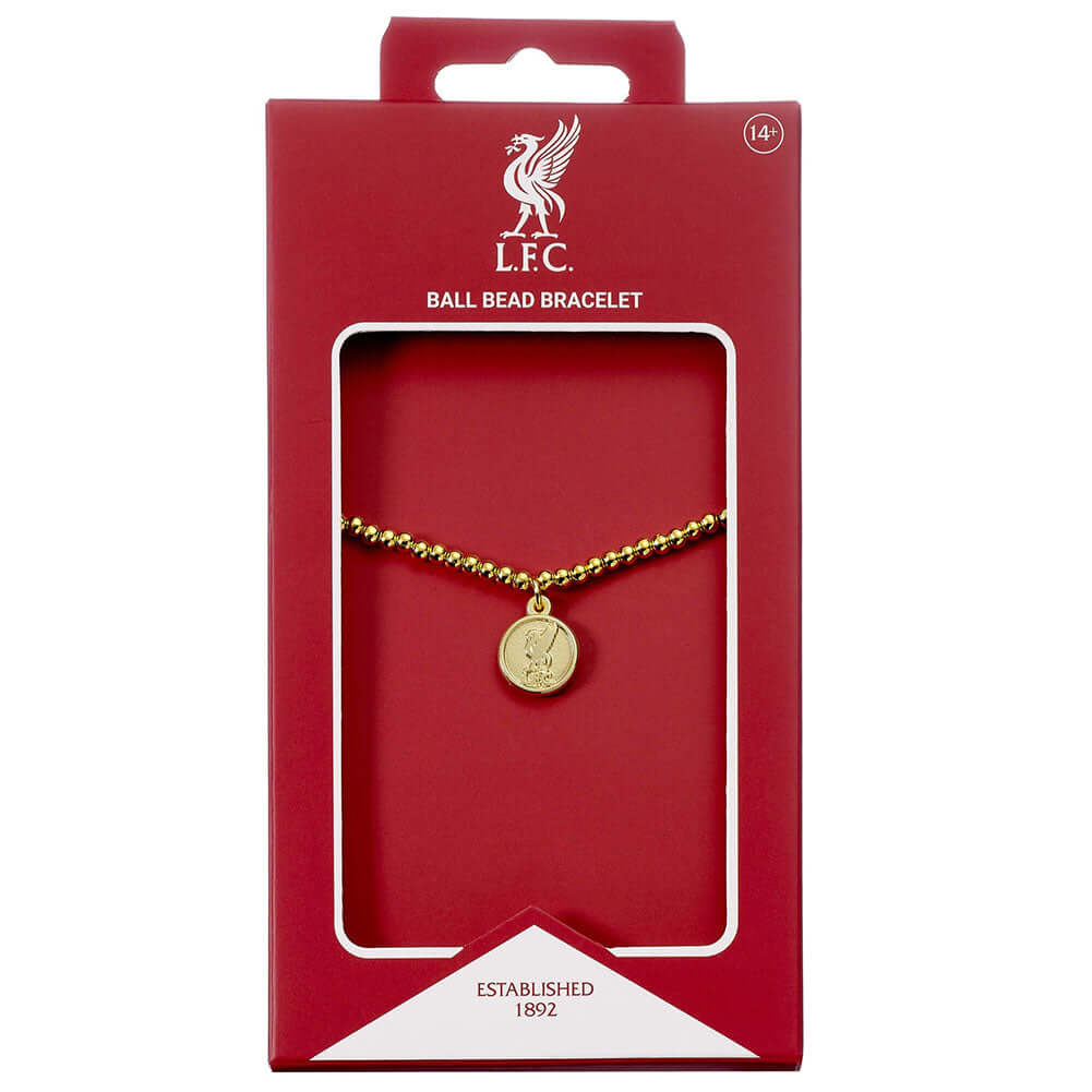 Liverpool FC Gold Finish Perlenarmband Zweitbild