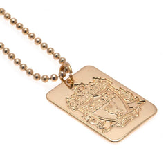 Liverpool FC Gold Plated Dog Tag & Chain LKT Sport Football>Premier League>Liverpool FC Necklaces