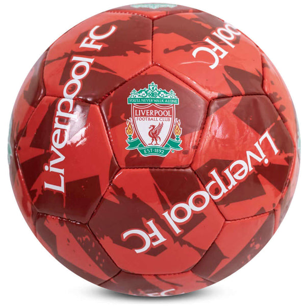 Liverpool FC Graffiti Football LKT Sport Red 26 panel everyday PVC FootballFeatures a full colour Liverpool crest on a graffiti design ballSuitable for 14 yrs and olderOfficial licensed productSize 5 footballApprox 69cm in circumference Soccer Balls