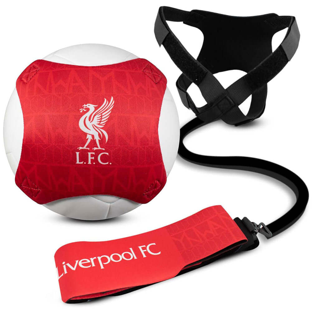 Liverpool FC Kick Trainer LKT Sport Great close control and skills training aidSize 3-5 training sleeve featuring the Liverpool crest with a cord and strapPerfect for improving passing, control and reactionsOfficial licensed productSize 3-5 football Socce