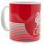 Liverpool FC Linea Mug LKT Sport Ceramic everyday coffee mugRed and white linea design featuring a large Liverpool club crestGlazed kiln fired finish with white handleOfficial licensed productApprox 315ml (11oz)Approx 9cm tall, 8cm in diameter Mugs