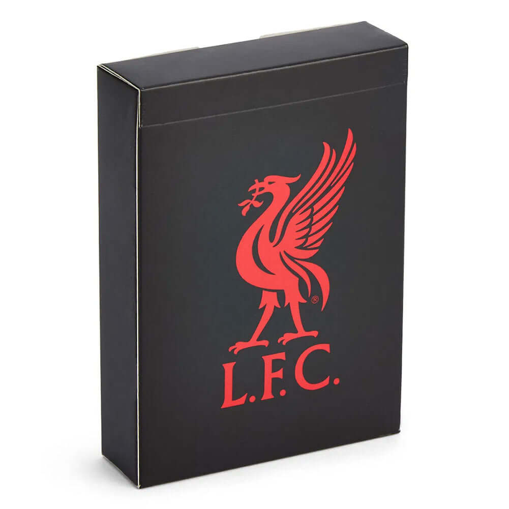 Liverpool FC Liverbird Playing Cards LKT Sport Executive style Liverpool FC branded playing cardsEach individual card is adorned with the Liverbird crestOfficial licensed product Card Games