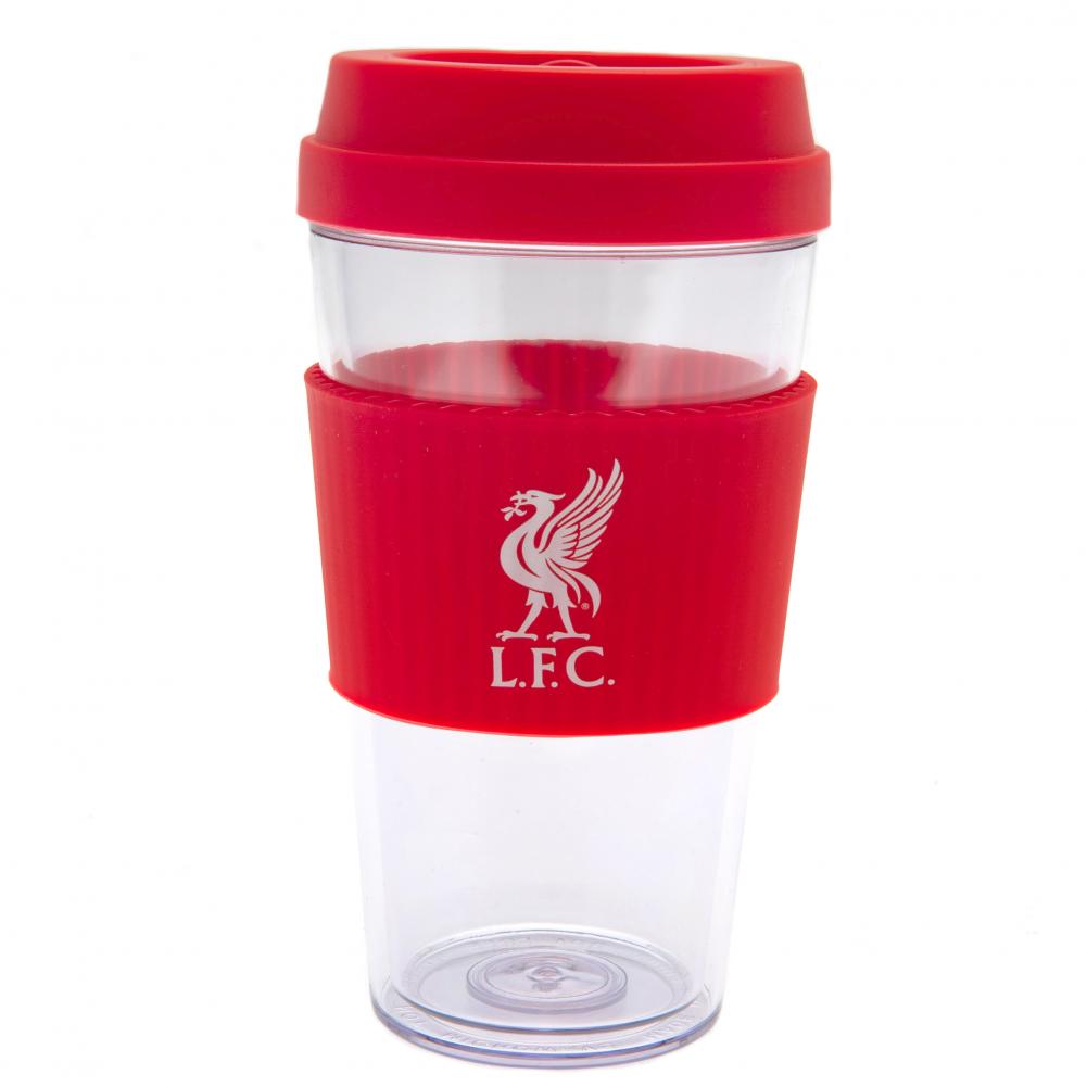 Liverpool FC Liverbird Silicone Grip Travel Mug LKT Sport Football>Premier League>Liverpool FC Travel Mugs