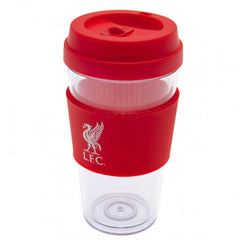 Liverpool FC Liverbird Silicone Grip Travel Mug LKT Sport Football>Premier League>Liverpool FC Travel Mugs