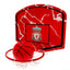 Liverpool FC Mini Basketball Set LKT Sport Mini Basketball set with a branded Liverpool FC backboardSet includes a mini Basketball, Basketball backboard, Hoop, Net and double sided padsEasy to assemble, which requires adult supervisionSuitable for childre