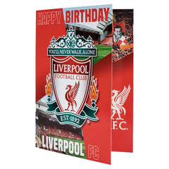Liverpool FC Musical Birthday Card LKT Sport Football>Premier League>Liverpool FC Greeting Cards