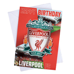 Liverpool FC Musical Birthday Card LKT Sport Football>Premier League>Liverpool FC Greeting Cards