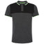 Liverpool FC Neon Panel Polo Mens Charcoal Small LKT Sport Mens charcoal short sleeve polo with black panelling and neon green trimFeatures the Liverbird crest in whiteWith grey LFC hem tab detail65% Cotton 35% Polyester machine washableOfficial licensed