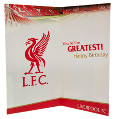 Liverpool FC No. 1 Dad Birthday Card LKT Sport Football>Premier League>Liverpool FC Greeting Cards
