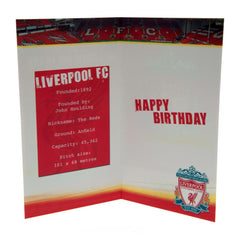 Liverpool FC No. 1 Fan Birthday Card LKT Sport Football>Premier League>Liverpool FC Greeting Cards