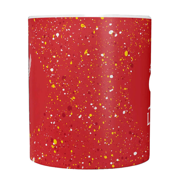 Liverpool FC Paint Splatter Mug LKT Sport Ceramic everyday coffee mugPaint splatter design featuring LFC text and club crestGlazed kiln fired finish with white handleOfficial licensed productApprox 315ml (11oz)Approx 9cm tall, 8cm in diameter Mugs