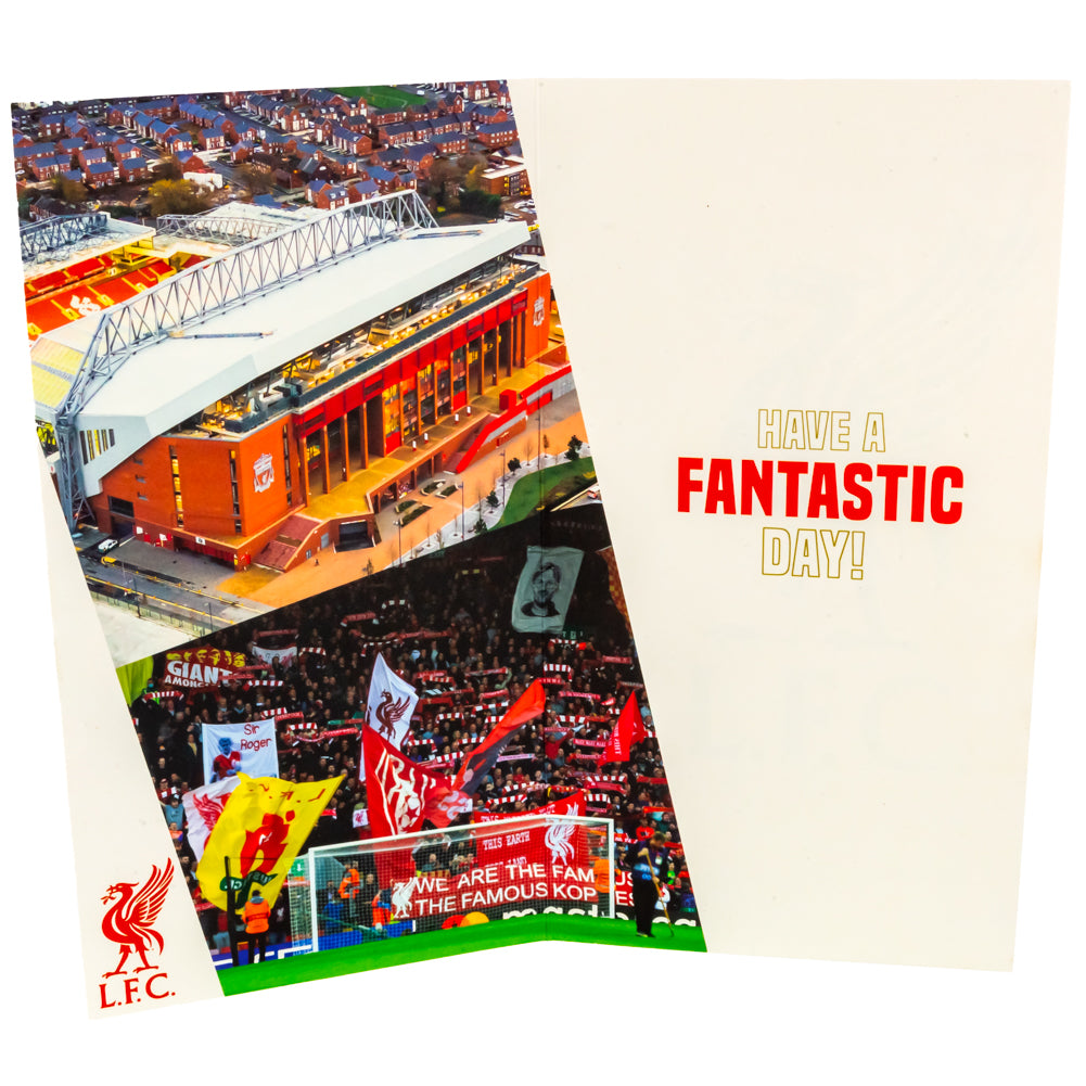 Liverpool FC Personalised Birthday Card LKT Sport Football>Premier League>Liverpool FC Greeting Cards