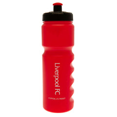 Liverpool FC Plastic Drinks Bottle LKT Sport Easy grip lightweight drinks bottleRed stripe design bottle with the Liverbird crest in whiteFeatures 'YNWA' text in whiteWith a screw top lid and push-pull drinking spoutOfficial licensed productApprox 750ml (