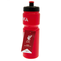 Liverpool FC Plastic Drinks Bottle LKT Sport Easy grip lightweight drinks bottleRed stripe design bottle with the Liverbird crest in whiteFeatures 'YNWA' text in whiteWith a screw top lid and push-pull drinking spoutOfficial licensed productApprox 750ml (