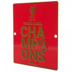 Liverpool FC Premier League Champions Window Sign LKT Sport Football>Premier League>Liverpool FC Novelty Signs