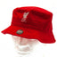 Liverpool FC Red Bucket Hat LKT Sport Premium fitted bucket hat in a red garment washed cotton Features a white embroidered Liverbird crest 100% cotton, sponge clean only Official licensed product Adults, to fit approx 58cm With a swing tag Bucket Hats