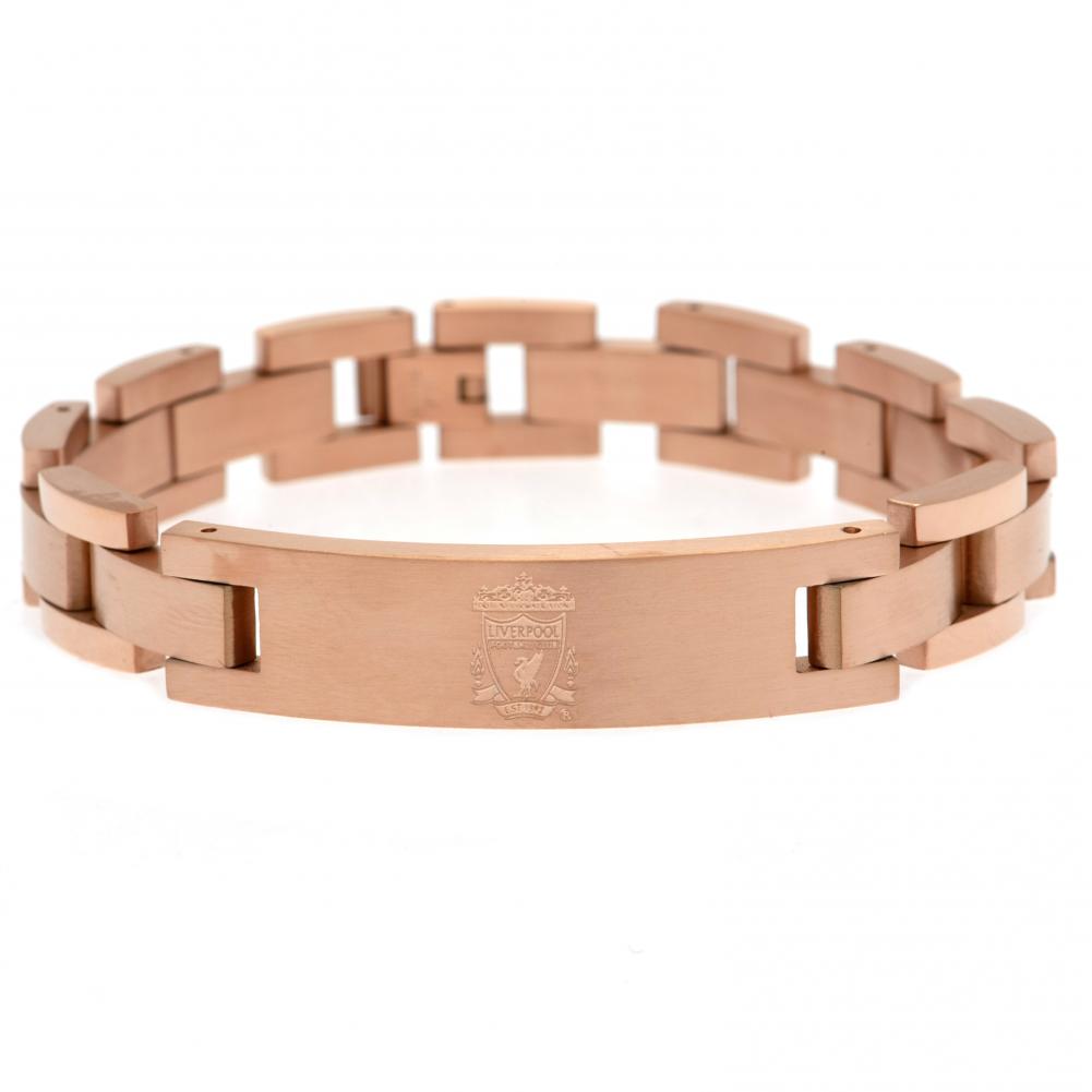 Liverpool FC Rose Gold Plated Bracelet LKT Sport Football>Premier League>Liverpool FC Bracelets