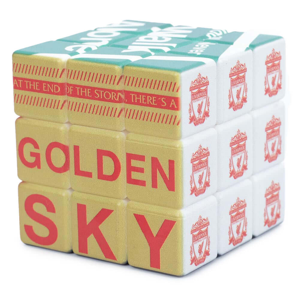 Liverpool FC Rubik’s Cube LKT Sport 3x3 cube puzzle featuring multiple Liverpool imagesHours of play with this original Rubik's CubeSuitable for ages 3+Official licensed productApprox 6cm x 6cm x 6cm Mechanical Puzzles