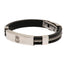 Liverpool FC Silver Inlay Silicone Bracelet LKT Sport Stylish black silicone bracelet with a silver colour rope insert With a stainless steel crest plate featuring the club logo Stainless steel deployment clasp Official licensed product Approx 20cm x 1cm