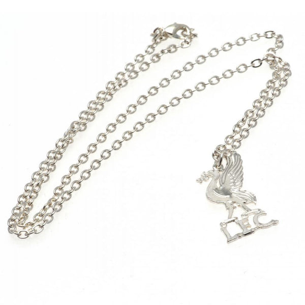 Liverpool FC Silver Plated Pendant & Chain LB LKT Sport Silver plated pendant and necklace Featuring a Liverbird crest pendant on a chain necklace With a lobster clasp Official licensed product Necklace approx 50cm (20 inches) Pendant approx 25mm x 15mm I