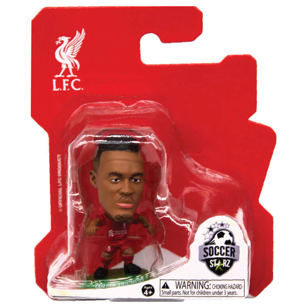 Liverpool FC SoccerStarz 2026 Gravenberch LKT Sport Joe Gomez Soccerstarz collectable figureFeatures season 2025-26 Liverpool home kitStands 5cm tall on a green baseOfficial licensed productApprox 5cm x 2.5cm x 2.5cm Action Figures