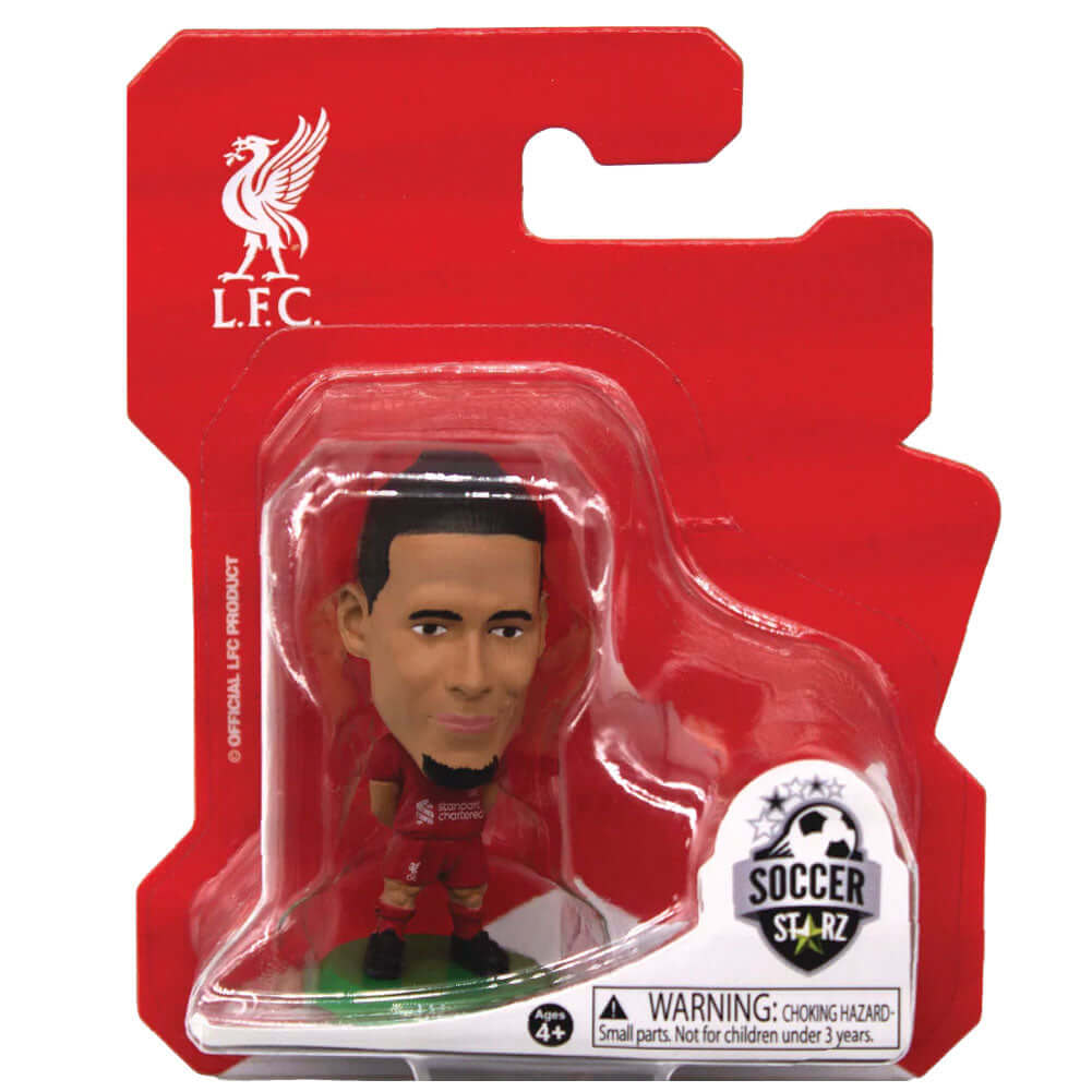 Liverpool FC SoccerStarz 2026 Van Dijk LKT Sport Virgil van Dijk Soccerstarz collectable figureFeatures season 2025-26 Liverpool home kitStands 5cm tall on a green baseOfficial licensed productApprox 5cm x 2.5cm x 2.5cm Action Figures