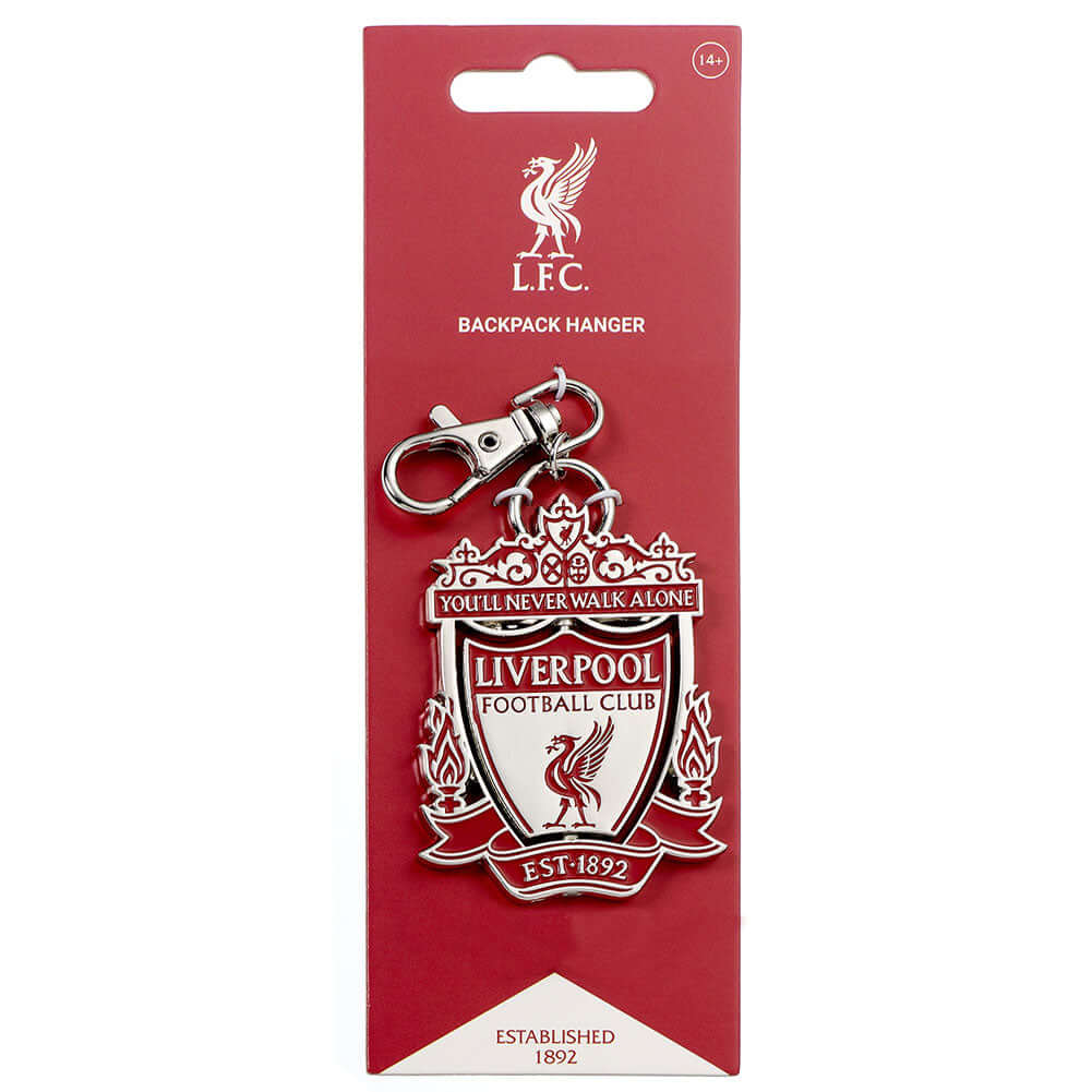 Liverpool FC Spinning Bag Charm LKT Sport Bright, colourful and highly detailed metal bag charmFeaturing a spinning center with the Liverpool crestWith a lobster claw claspOfficial licensed productApprox 70mm x 50mm Keychains